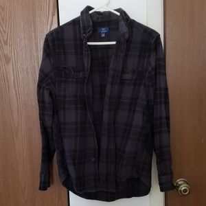 Mens George Dark Gray Flannel Sz M